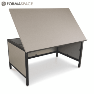 Drafting table with Modesty Panels