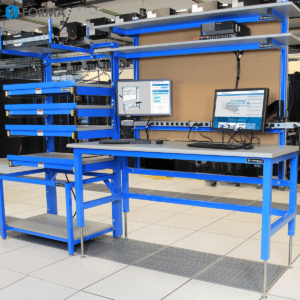 Tech Lab Workstation with Server Racks