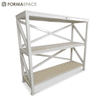 White Heavy Duty Shelving Unit