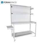 Material Handling Benchmarx with Side Printer Shelf