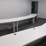 custom aerospace training facility desk