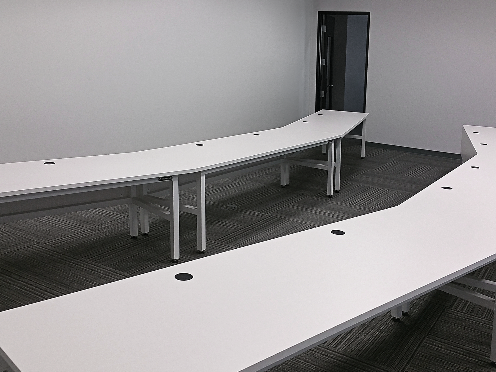 custom aerospace training facility desk