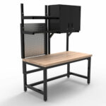 maple top material handling workstation